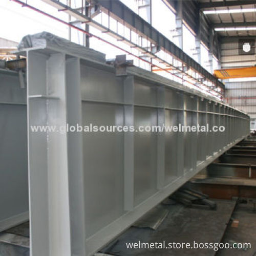 Submerged arc welding bridge beams